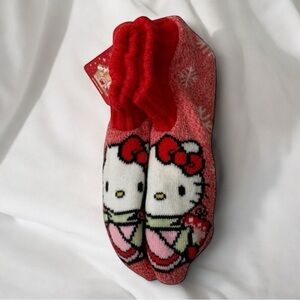 Hello Kitty Christmas Present Slipper Socks